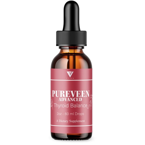 Pureveen Thyroid Balance Drops, Pure Veen Advanced Formula (2oz)