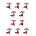 thumbnail image 3 of Yuarrent Decoración navideña Colgantes Boda Colgante Pared Árbol de Navidad Chimenea Vitrina Gabinete Puerta Adornos Adultos Tipo 8 tipo 8 10piezas Yuarrent CBP443821, 3 of 4