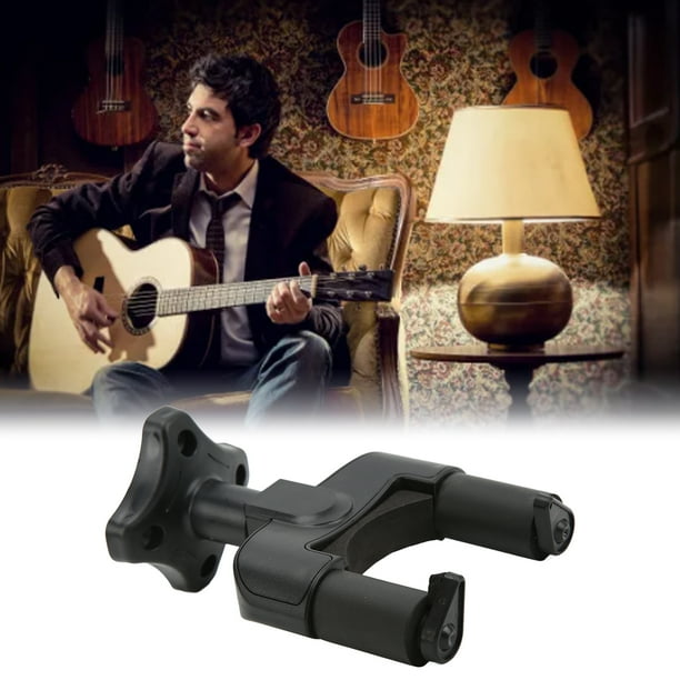 Soporte para guitarra ANGGREK Guitars Keeper Montaje en pared color negro fácil instalación