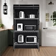 thumbnail image 4 of 600D Storage Shelving Unit Cover, 48"W x 24"D x 72"H,  Heavy Duty Oxford Close Waterproof Shelf Covers, With Zipper for Metal Shelving, 4 of 6