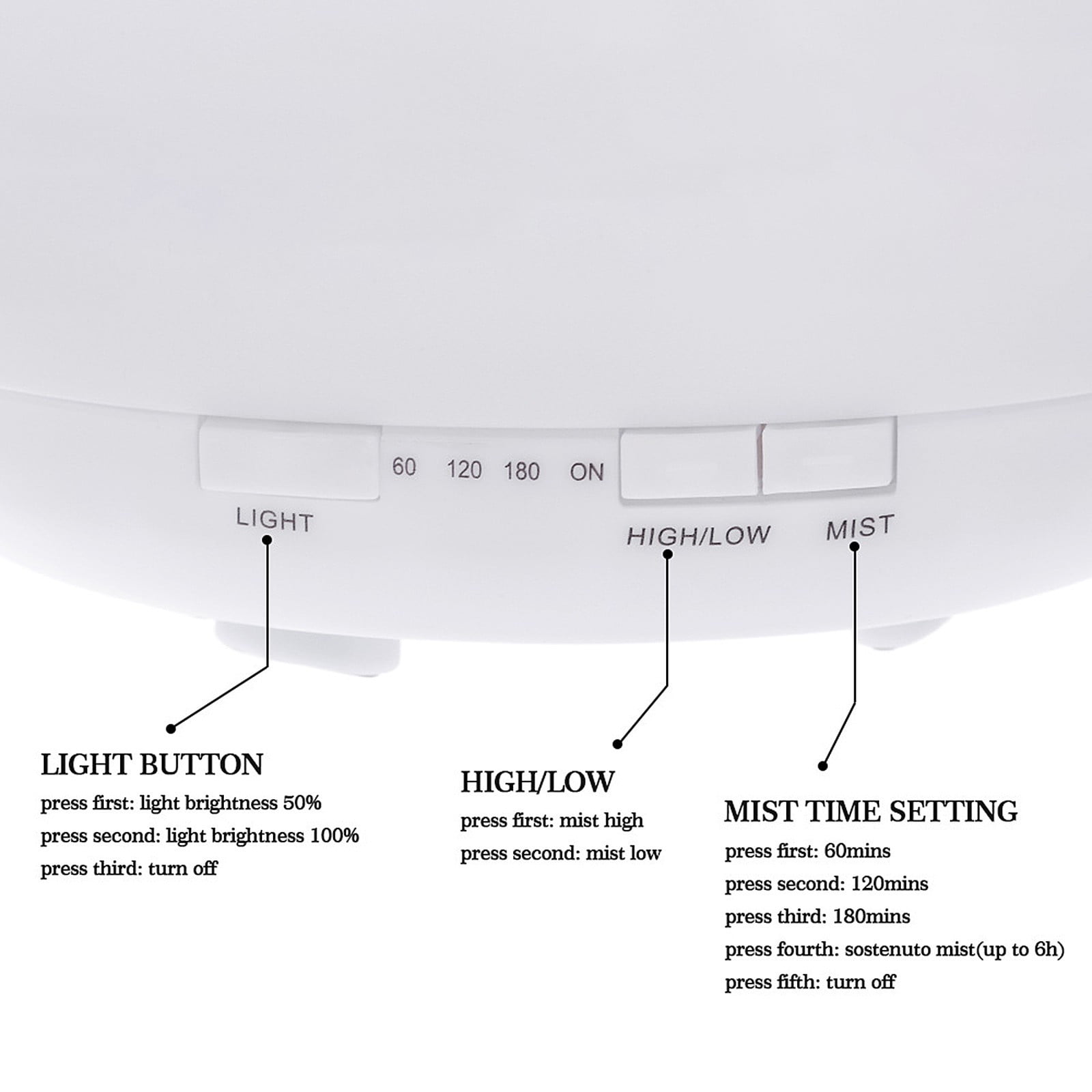Up to 60% off Humidifiers for Bedroom 500ML Aroma Oil Diffuser Humidifier for Home on Clearance
