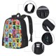 thumbnail image 2 of Fotbe Cute Dogs Collage Mochila para Hombre y Mujer - Tela Oxford 600D Resistente - Mochila Impermeable de Gran Capacidad para Escuela, Viajes y Senderismo, 2 of 6