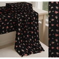 thumbnail image 6 of Soimoi Black Cotton Voile Fabric Leaves & Peony Floral Print Sewing Fabric Yard 42 Inch Wide, 6 of 7