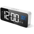 thumbnail image 1 of Reloj Despertador Digital LED, Reloj Despertador Digital Espejo Reloj de Escritorio Reloj Despertador de Viaje Recargable USB con 2 Alarmas/Snooze/Temperatura Jormftte LN-1009, 1 of 7