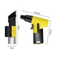 thumbnail image 2 of Electric Air Duster 130000RPM Mini Turbo Fan Blowing and Suction Dual-purpose Dust Removal Jet Dry Blower Portable Handheld Compressed Air Duster for Home Cars Computers Keyboards Built-in R, 2 of 7