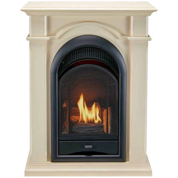 Procom Dual Fuel Ventless Gas Fireplace System With Corner Combo Mantel 15 000 Btu T Stat Antique White Finish Model Pcs150t 1 Aw Com - Small Corner Ventless Gas Fireplace Procom Dual Fuel Ventless Gas Fireplace System With Corner Combo Mantel 15 000 Btu T Stat Antique White Finish Model Pcs150t 1 Aw Com - Small Corner Ventless Gas Fireplace
