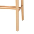 thumbnail image 6 of Baxton Studio Paxton Bar Stool, Beige and Oak Brown, Set of 2, 6 of 9