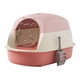 thumbnail image 1 of Cajas de arena para gatos con capucha y tapa, Bandeja de arena para gatos con capucha, Bandeja de arena para gatos con inodoro cerrado, Rosa, 1 of 9