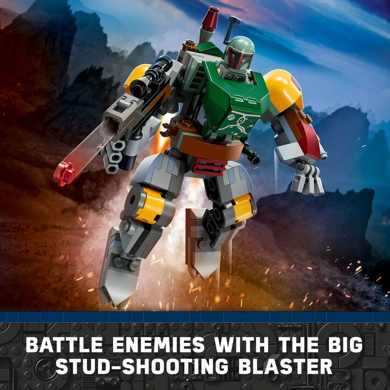 LEGO Star Wars Boba Fett Mech 75369 Buildable Star Wars Action Figure this Posable Mech Inspired by the Iconic Star Wars Bounty Hunter Features a
