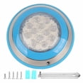 thumbnail image 1 of Ficarrico Luz LED para piscina lámpara de pared subacuática impermeable de acero inoxidable para piscina AC12V12W?1200LM, 1 of 8