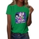 thumbnail image 2 of Moonsky Camiseta unisex Huntrix Dem-0n, colores cómodos, camiseta Huntrix para niñas, camiseta Mira Rumi Joey, merchandising, regalo juvenil para fans del K-pop (Verde L), 2 of 4