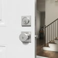 thumbnail image 4 of Miseno MLK1090SN Quattro Shaker Single Cylinder Keyed Entry Door Knob Set - Nickel, 4 of 6