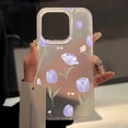 thumbnail image 1 of Luxury Flowers Case For iPhone 15 Pro Max Cases iPhone 11 14 Pro Max 12 13 Mini 16 Plus Cases Soft Matte Protective Covers Funda AQ27 For iPhone 13-14, 1 of 6
