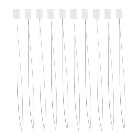 Pungan 10pcs Punch Needle Threader Beading Needle Sewing Needle Threader Needle-threading Tool Quick Needle Threader Needle Threader Sewing Needle Threader,5.91"X0.51"X0.08"