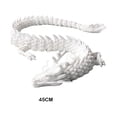 thumbnail image 3 of Guardoinrt Plastic Suitable For Any Occasion Handmade Chinese Dragon Ornament For Home And Office Decoration white 45CM, 3 of 6