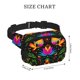 thumbnail image 4 of Easygdp Mexican Flower Traditional1 Fanny Packs para Mujeres y Hombres, Bolsa de Cinturón, Bolsos de Cruz para Trabajo/Correr/Senderismo, 4 of 9