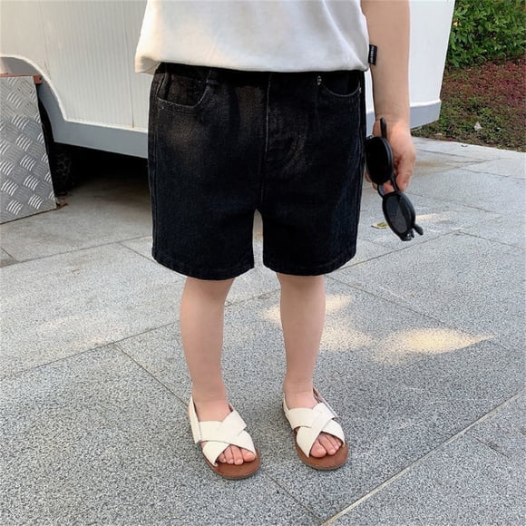 Boys Shorts Denim Shorts Design for Kids with Cute Summer and Versatile Easywear Outfit