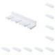 thumbnail image 3 of Advancent Soporte de ganchos colgantes autoadhesivos sin perforaciones para montar en la pared, colgador de almacenamiento de cables multiusos, Blanco 10piezas, 3 of 6