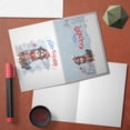 thumbnail image 4 of Hello Winter Bernese Mountain Dog Smiling in Red Scarf Hat Welcome Christmas 7x5in Folded Greeting Card Berner Lover Gifts Single Note Card with Envelope - 00017, 4 of 5