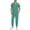 ##turquoise, variant on Medical Scrub Set for Men, Modern V-Neck Scrub Top & Jogger Scrub Pants with Multi Pockets Professionals Soft Stretch Athletic Nursing Uniform Workwear (Hot pink)