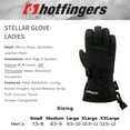 thumbnail image 5 of HOTFINGERS Men's Stellar Snow Sports Gloves, Color: Black, Size: M, 5 of 6