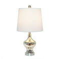 thumbnail image 2 of Lalia Home Decorative Elegant Paseo Table Lamp with White Fabric Shade, Mercury, 2 of 5