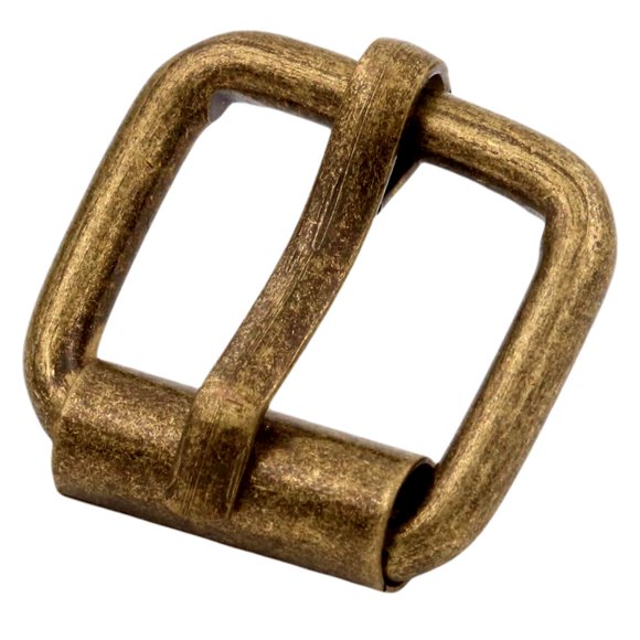 Wuuycoky Single Prong 0.8""X0.6"" Internal Size Bronze Roller Buckle For Belt Strap Pack of 15
