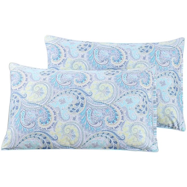 100 Cotton Pillowcases 1000 Thread Count Pillow Cases Standard/King