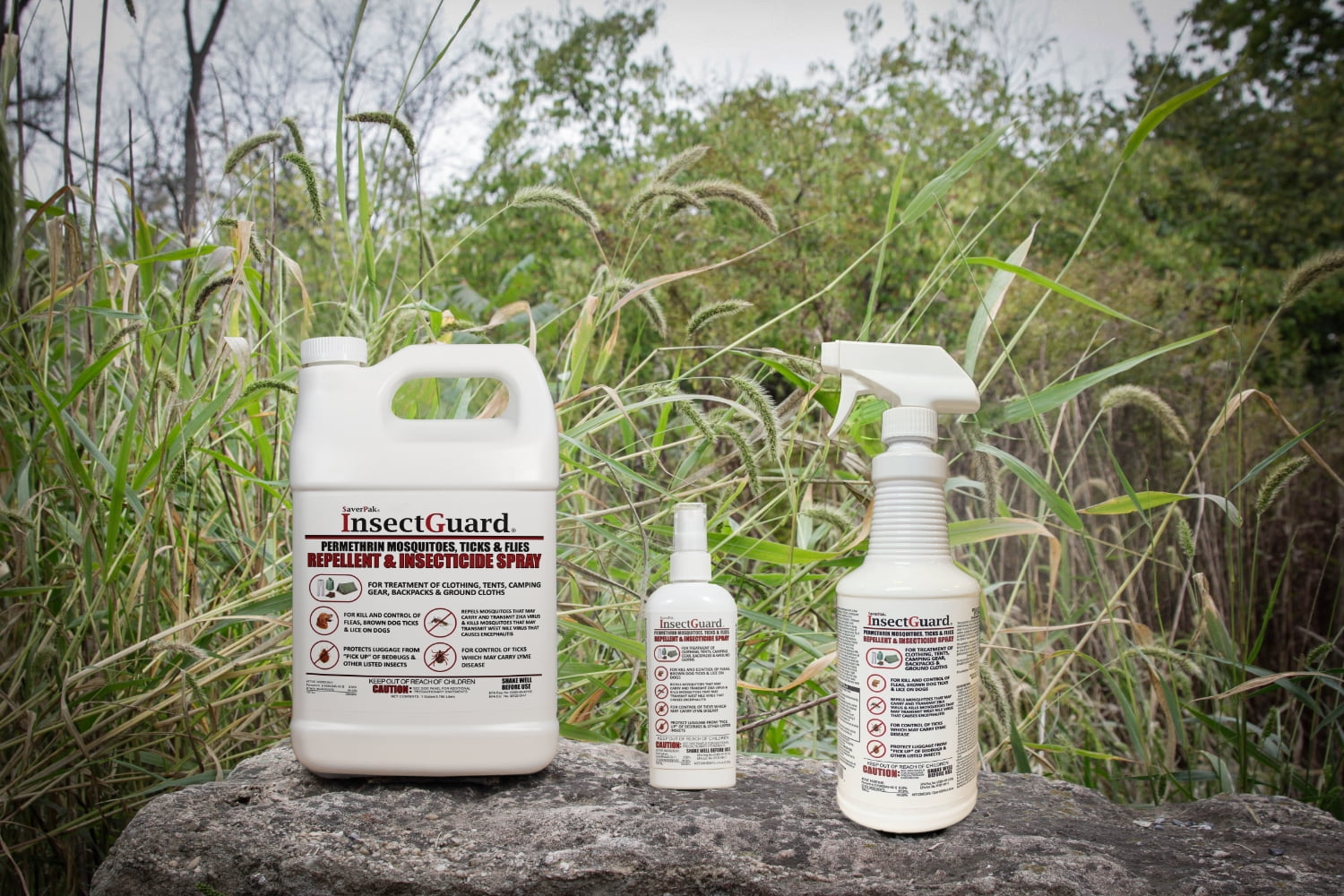$averPak InsectGuard Permethrin Mosquitoes, Ticks and Flies Repellent & Insecticide Pump Spray (6oz) 2 Pack