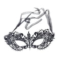 thumbnail image 2 of Máscara de Encaje / Máscara de / Máscara de Media Cara Delicada / Máscara de Encaje Elegante / Máscara de Mujer para Halloween, Disfraz, Esp Correa de Fernando  Accesorios de mascarada, 2 of 8
