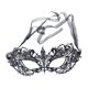 thumbnail image 2 of Máscara de encaje para mujer, máscara de media cara, elegante, suave y delicada, máscara de mascarada de encaje. Correa de hilo negro, 2 of 9