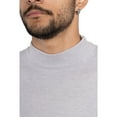 thumbnail image 6 of X RAY JEANS Mens Mock Neck Sweater Pullover, Light Heather Grey, M, 6 of 10