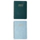 thumbnail image 1 of 2 cuadernos de planificación de 6,10pcs 8,46 pulgadas con cubierta de material cuero y portalápices 2022 para viajes BLESIY Cuaderno de agenda, 1 of 8