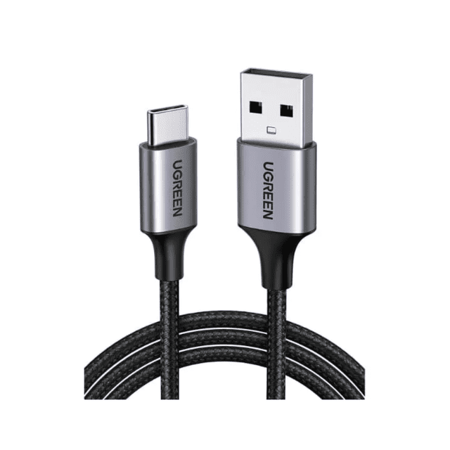 Cable USB A a USB C Ugreen 480 Mbps Reforzado de 1 m color negro
