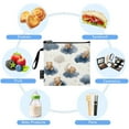 thumbnail image 5 of Haosy 3 Pack Reusable Ziploc Bags BPA Free Healthy Food Storage Bag Leakproof Sandwich Snack Freezer Bags Bears Sleep on Cloud Moon, 5 of 7