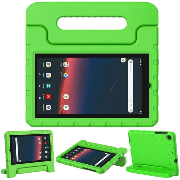 Golden Sheeps Kid Friendly Case Compatible for Walmart Onn 7" 3rd gen 2022 Release(Model:100071481) Shockproof Ultra Light Weight Convertible Handle Stand Cover (Green)