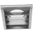 thumbnail image 3 of OULII 1Set Metal Dryer Vent Cover Square Shape Maximum Exhaust Protection, 3 of 7