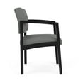 thumbnail image 4 of Lenox Steel Reception Waiting Room Guest Chair / Black Steel / Light Gray, 4 of 5