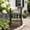 BLACK, variant on LAVU Personalized Address Metal Garden Sign with Ground Stake, Custom House Number Yard Decor for Front Lawn and Housewarming Gift Size 18X18 Inches