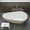White, variant on ALFI brand AB8862 59 inch Black & White Oval Acrylic Free Standing Soaking Bathtub