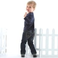 thumbnail image 5 of Botas Jeans Wrangler para bebés con cinco bolsillos, corte azul oscuro, 0-3 m, 5 of 5