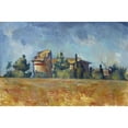 thumbnail image 3 of Paul Cézanne 14x11 Black Modern Framed Museum Art Print Titled - The Pigeon House of Bellevue (1888-1892), 3 of 5