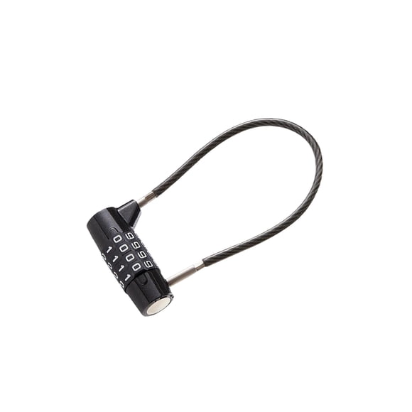 Ruiboury Sturdy Practical Cable Lock With Combination For Bike Shed Garden And Outdoor Gear Storage Solutions Combination Padlock