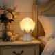 thumbnail image 5 of Lámpara de noche LED portátil para dormitorio: lámpara de mesilla LED suave para crear un ambiente hogareño, luz decorativa en forma de luna para estante o escritorio de la sala de estar., 5 of 6
