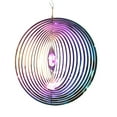 thumbnail image 3 of karymi Round Stainless Steel Three-dimensional Rotating Indoor And Outdoor Wind Chimes Clearance, 3 of 7