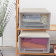 Doryh 18 Quart Plastic Stacking Chest of Drawer, 3 Packs Storage Drawer Box Bin