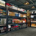 thumbnail image 4 of REIBII 60"W Garage Shelving Loads 2500LBS Storage Shelves Heavy Duty Shelving Units Adjustable 4-Tier Metal Shelving for Storage Rack Industrial Utility Shelf 60"W*60"H*24"D, 4 of 7