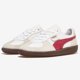 thumbnail image 2 of PU & MA Palermo Lth Shoes 'White/Vapor Gray/Red' (396464-05) Expeditedship, 2 of 5