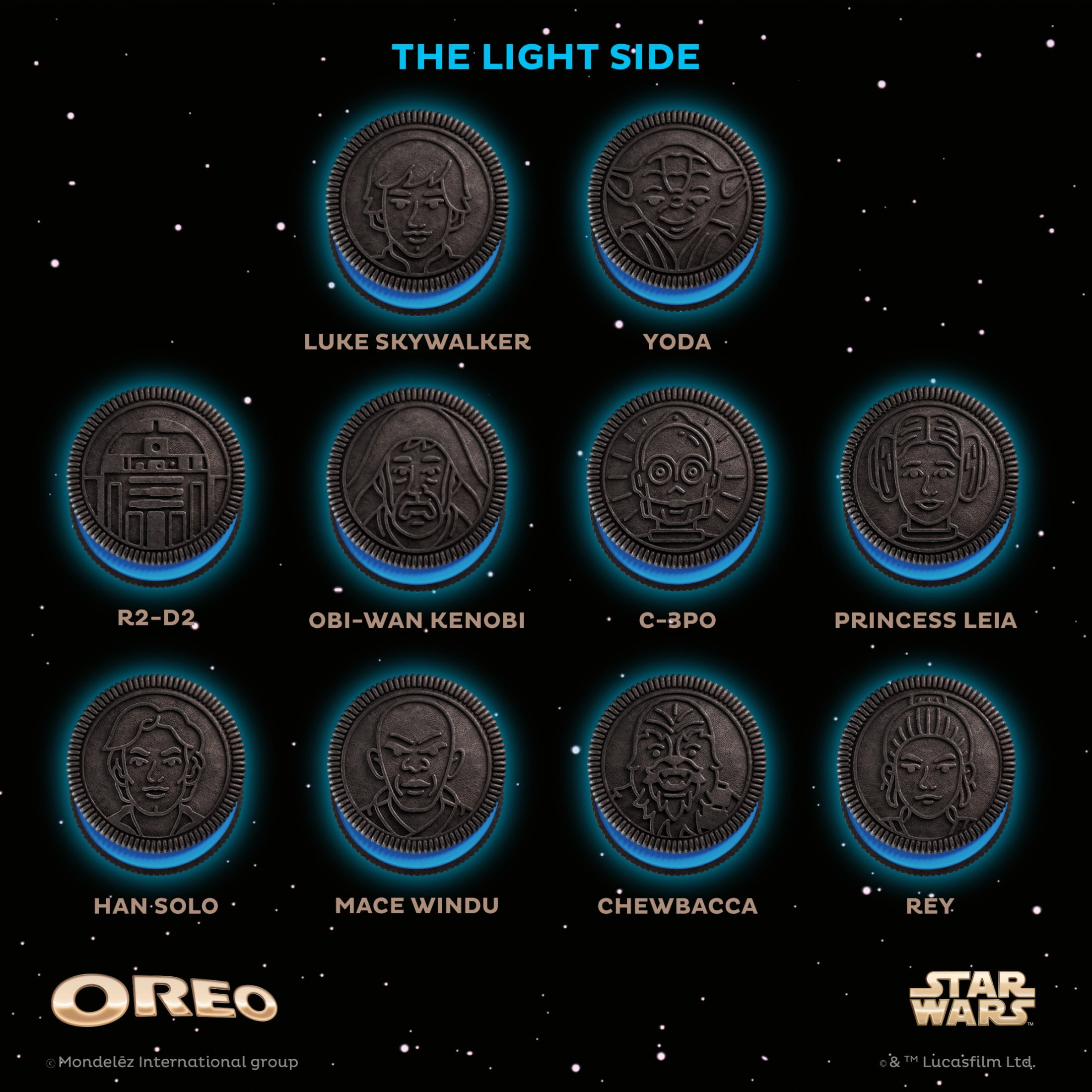 STAR WARS™ OREO Cookies, Baked, Special Edition, 10.68 oz, Shelf Stable, Plastic Tray