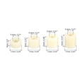 thumbnail image 2 of Unique Bargains Ensemble de Rondelles d'Espacement Rondes 40 Pack Nylon 5,8,10,12mm Longueur pour Bloc de Vis M5, Beige, 2 of 6
